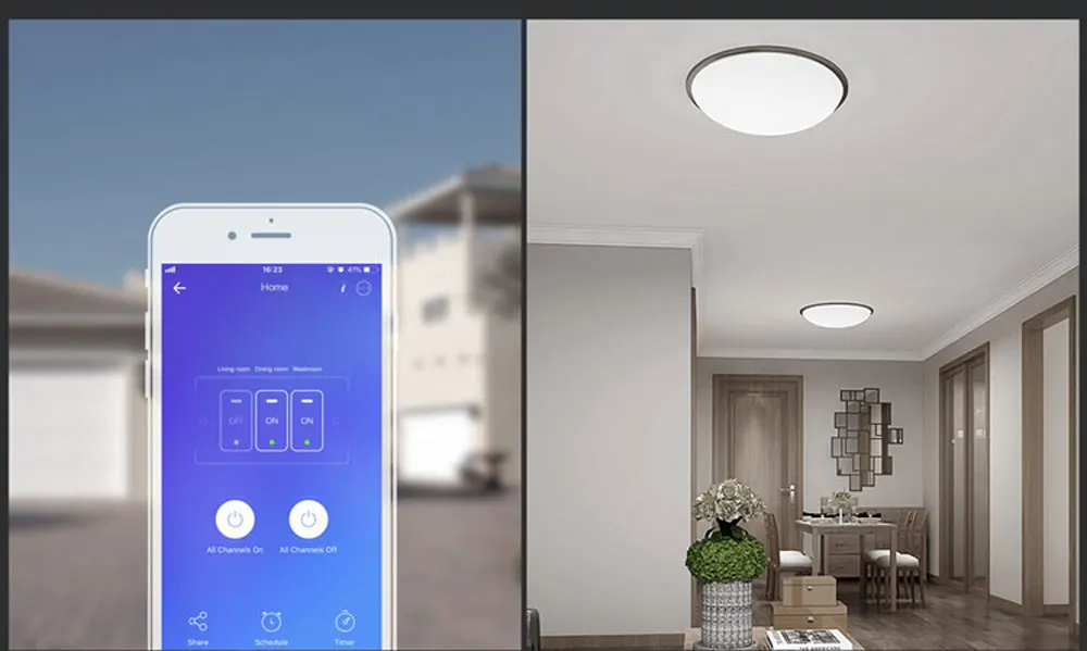 Sonoff T3 US беспроводной RF433 Wifi настенный выключатель света черная стеклянная панель приложение пульт дистанционного управления умный дом сенсорный переключатель с Alexa Google Home
