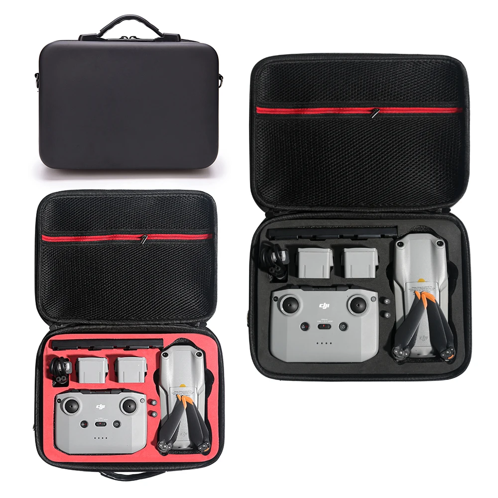 

Сумка для хранения для DJI Mavic Air 2/Air 2S, чехол для переноски дрона, полиуретановая сумка через плечо для сумочки, защитная коробка для дрона, зап...