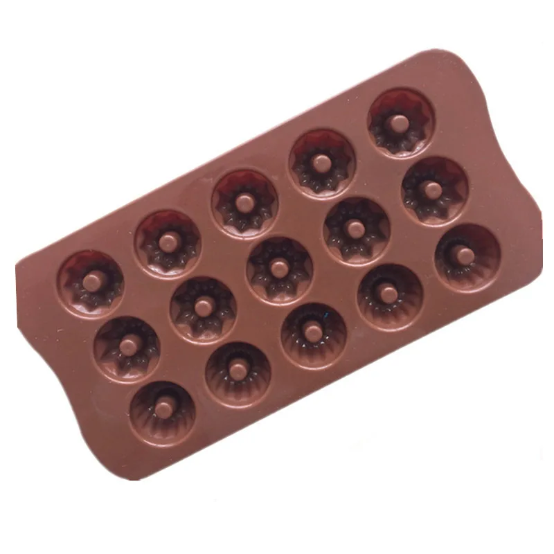 

Chocolate Mold 3D Hollow Flower Silicone Chocolate Mold DIY Baking Accessories Ice Tray Jelly Fudge Biscuit Mold Baking1PCS