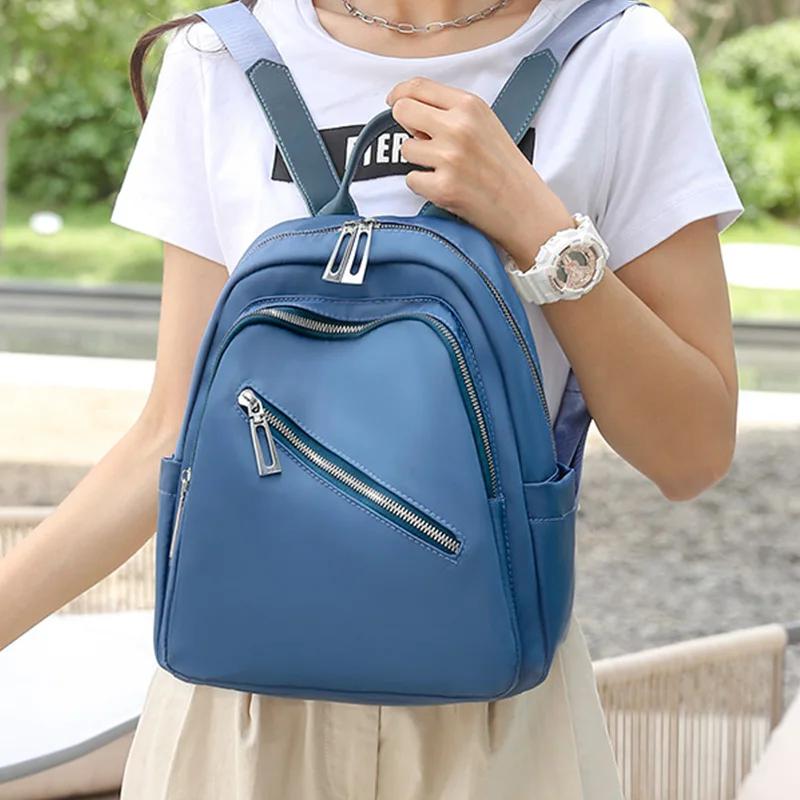 

Модный рюкзак, новинка 2021, женский рюкзак, повседневный женский дорожный рюкзак из ткани Оксфорд, вместительные рюкзаки, женский водонепрон...