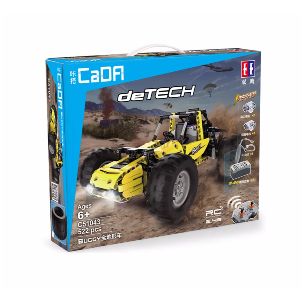 

Cada Technical RC contronl Off-Road Building Blocks Climbing Trucks Car Kids Educational Toys for Children Construction Gifts