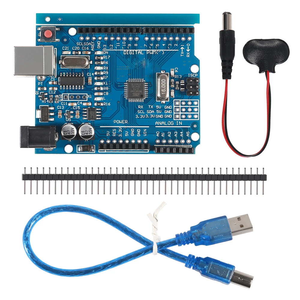 Макетная плата для UNO R3 ATmega328P CH340 CH340G Arduino с прямым контактным разъемом |