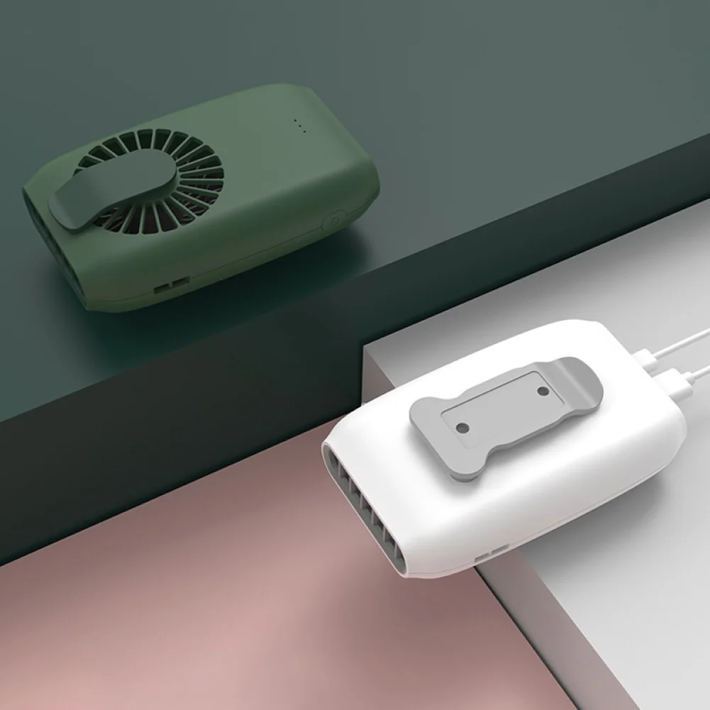 

Portable Mini USB Rechargeable 3 Gears Neck Hanging Wearable Air Cooling Fan
