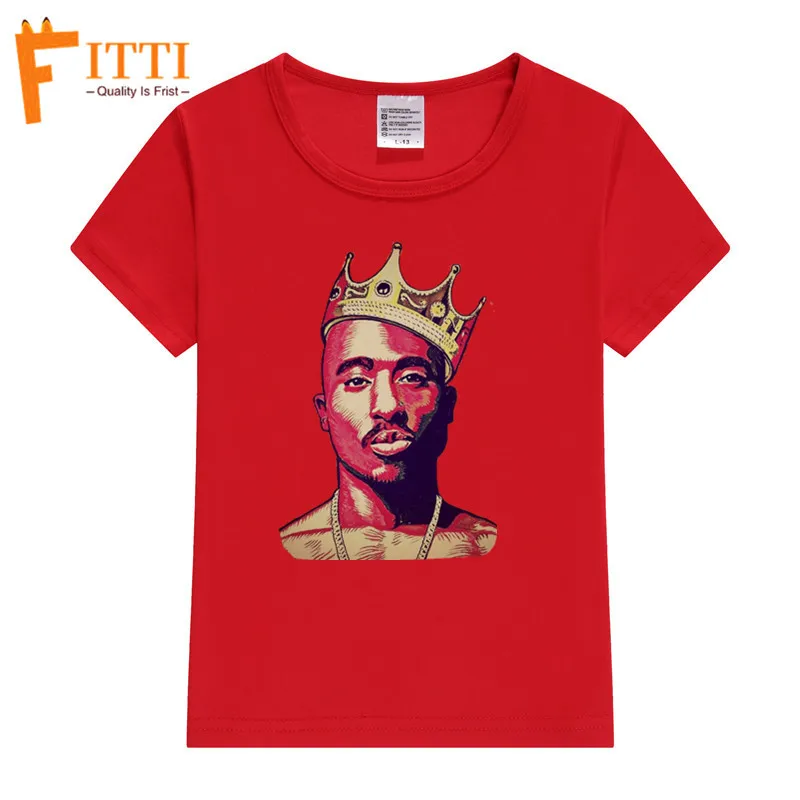 Одинаковые комплекты для семьи Футболка с принтом 2 pac King Smells Одинаковая одежда