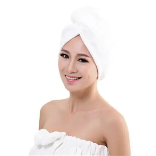 

New Fashion Women Microfiber Twist Dry Shower Hair Wrap Towel Drying Bath Spa Head Cap Hat