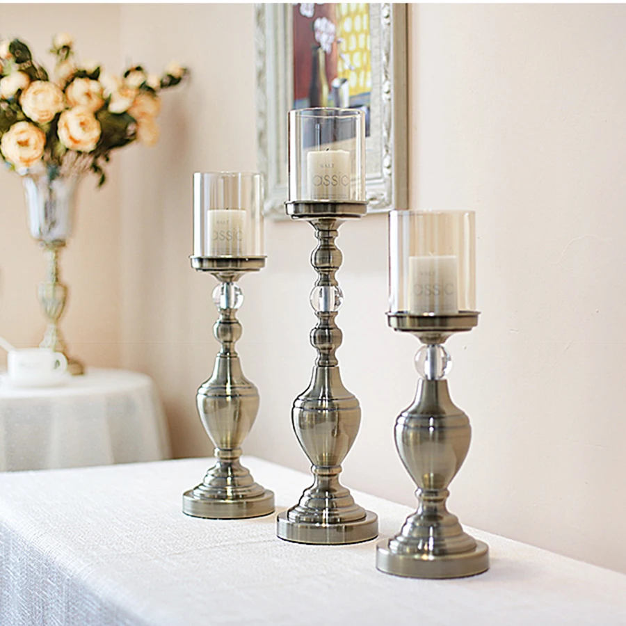 Нордический домашний декор акценты подсвечники винтажные дома декоративные