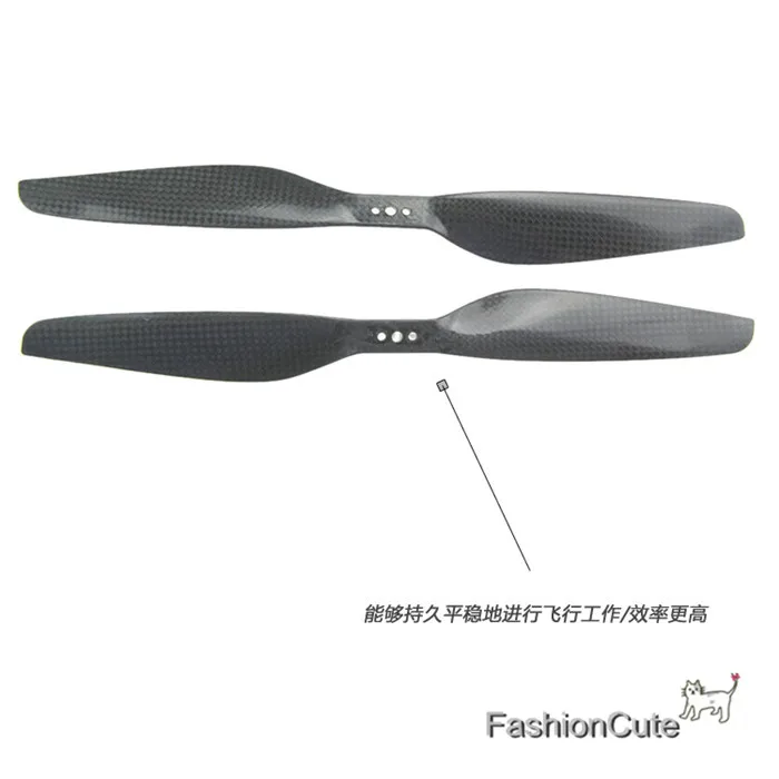 2 пар/лот T motor V2 1137 карбоновый пропеллер Prop CW/CCW Для DJI F450 F550 650/680/690 RC мультироторная