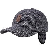 2020 new winter middle aged baseball cap for men outdoor windproof ear cap thickened warm winter warm hat hat men