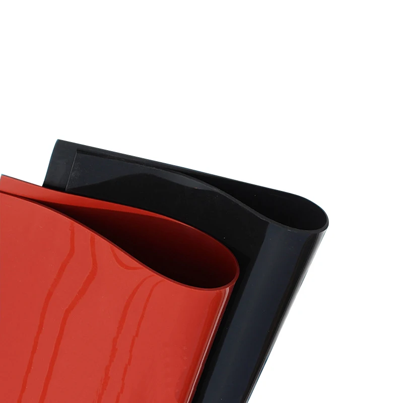 

1mm/1.5mm/2mm Red/Black Silicone Rubber Sheet 250X250mm Black Silicone Sheet, Rubber Matt, Silicone Sheeting for Heat Resistance