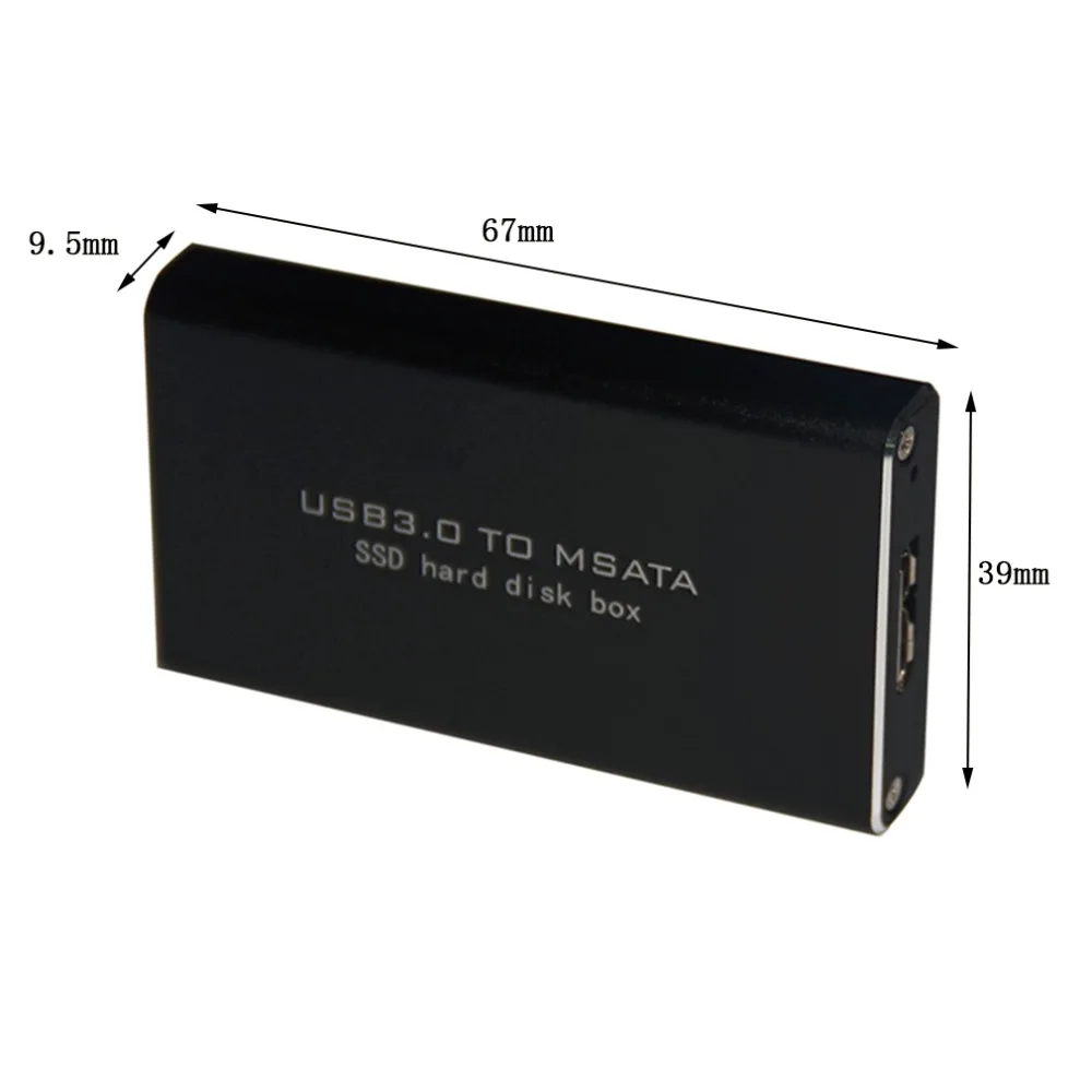 

LS-721M Protable USB 3.0 TO MSATA SSD Hard Disk Box For 3060/3042 Computer PC Notebook External Memory Storage With Cable