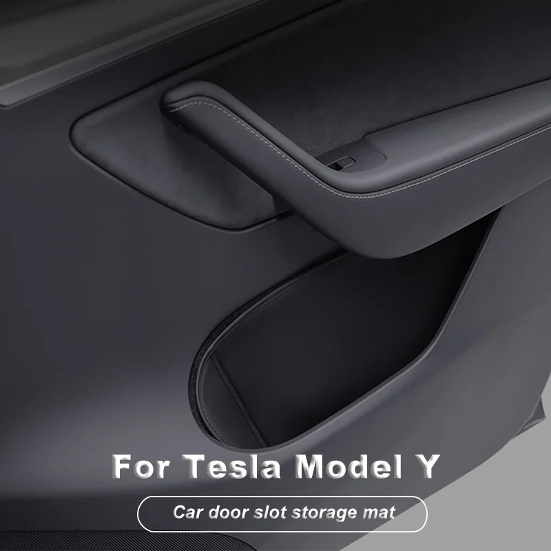 

4 шт./компл. автомобильный коврик из искусственной кожи для дверных чашек, подставка для гнезда, коврик для хранения, дверной боковой органай...