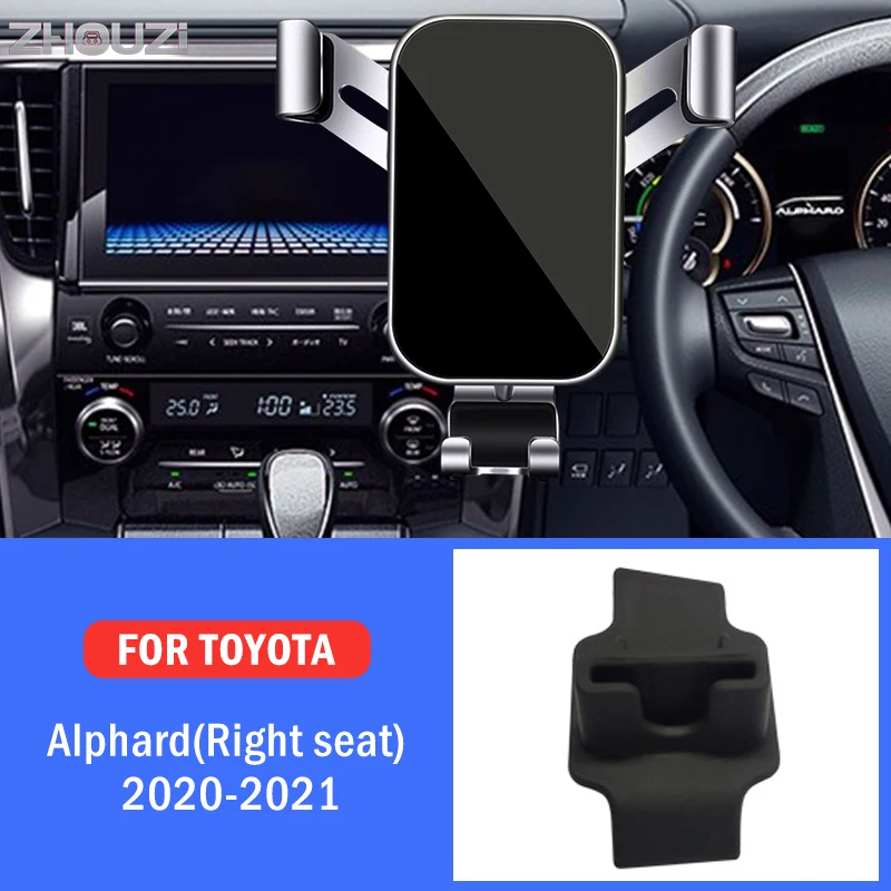 

Car Mobile Phone Holder For Toyota Alphard Right Hand Drive 2020-2021 Mounts Stand GPS Navigation Bracket Car Accessories