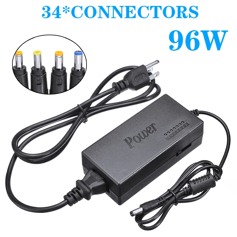 

Pohiks 1 шт 19V 4.5A 96W Универсальный адаптер питания зарядное устройство 12V-24V ноутбук адаптеры питания Набор для Acer Asus Dell HP Lenovo Toshiba
