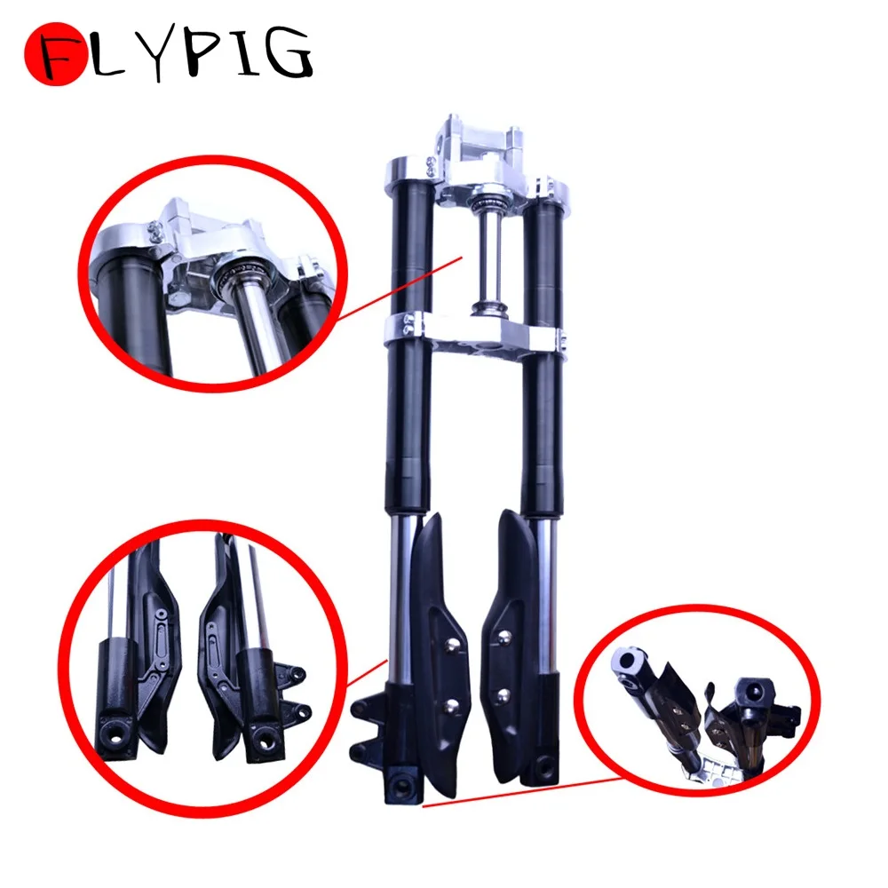 Передняя перевернутая вилка 705 мм амортизация для китайского грязевого питбайка