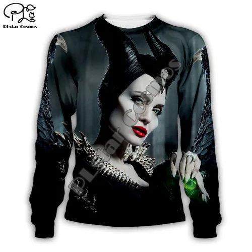 Мужская и Женская толстовка Maleficent Mistress of Evil Movie 3d, Модный пуловер Харадзюку, толстовка на молнии, куртка с длинным рукавом, топ, пальто 08