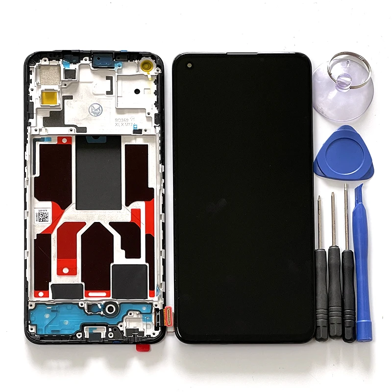 Pantalla LCD Original de 6,43 "para Oppo K9 PEXM00, digitalizador de Panel de pantalla t&aacute;ctil para Oppo K9 K 9, montaje de Marco-4