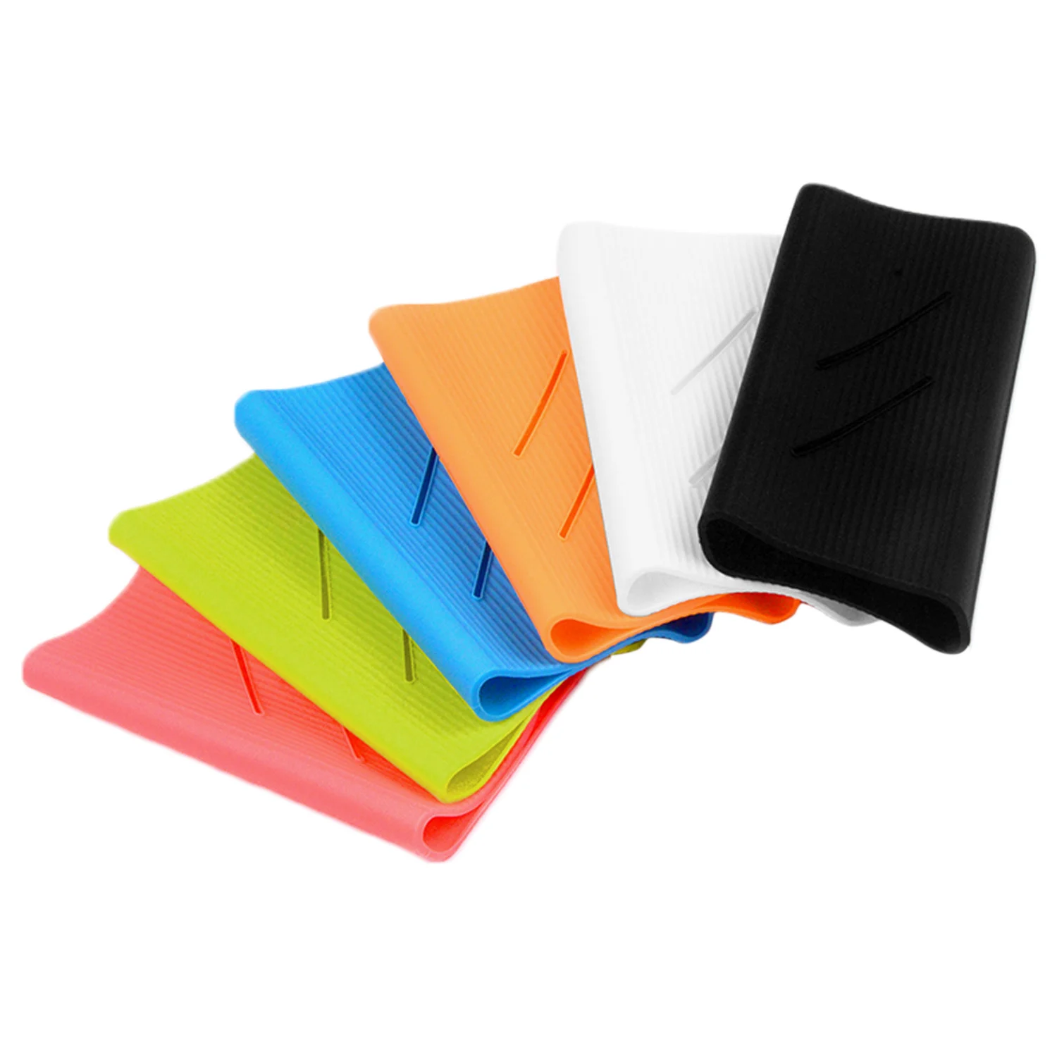 Мягкий резиновый силиконовый гелевый защитный чехол Besegad для Xiaomi Xiao Mi Power Bank 2C 20000