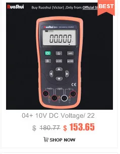 RuoShui 189A True RMS журнал данных 55000 отсчетов AC DC мультиметр Рабочий цикл частота RTD метр мультиметровый Электрический тестер