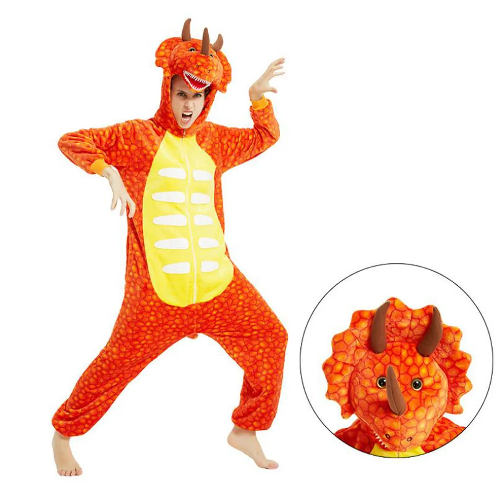 Мужская Пижама Kigurumi Dragon 3D цельный комбинезон с капюшоном для взрослых 2020 |