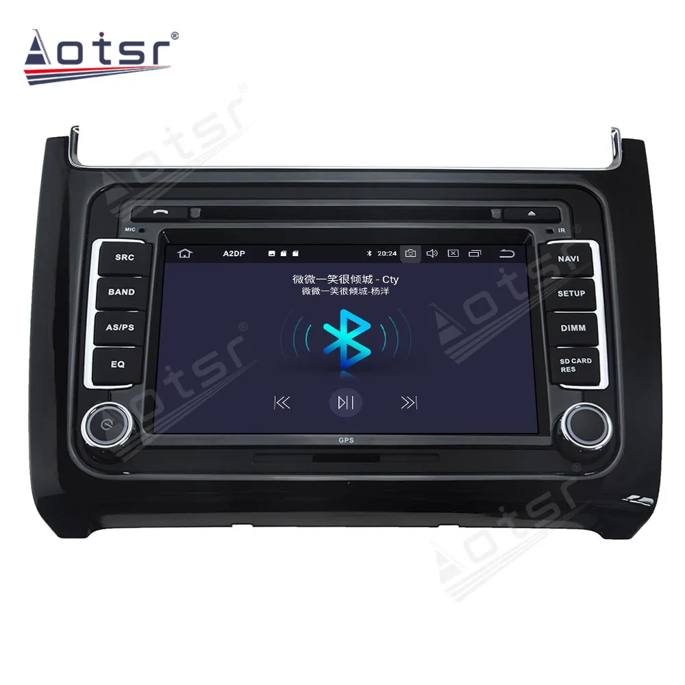 Мультимедийный плеер для Volkswagen Polo Android 11 0 4 Гб + 128 ГБ экран 2016 дюйма GPS-навигация