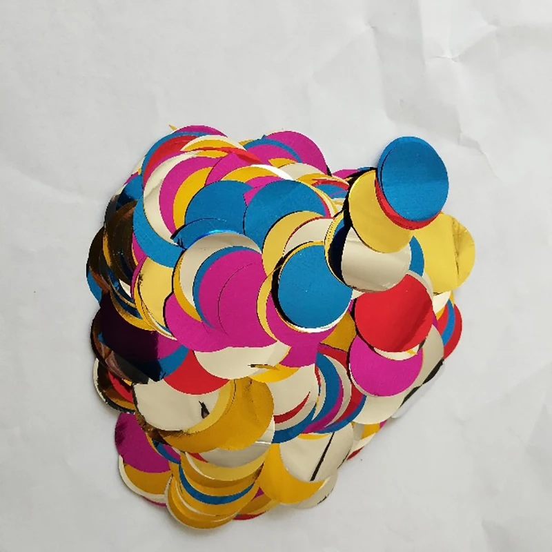 2 5 см 10 г/упак. разноцветные Круглые бумажные салфетки конфетти разбрызгивают для