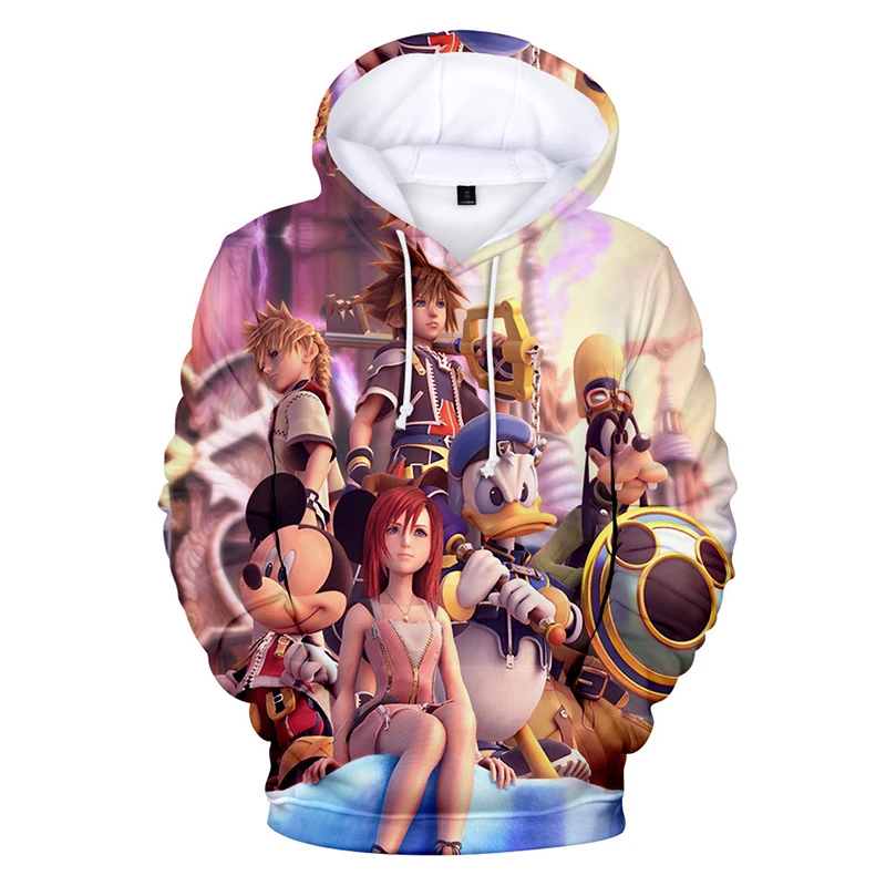 

Kingdom Hearts 3D printed men's sweatshirt street fashion pullover tops autumn fashion men's ultra-Dalian hoodie sportswear