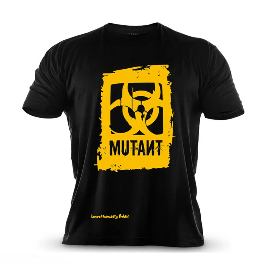 Черная Спортивная Футболка с принтом мужская спортивная футболка для бега