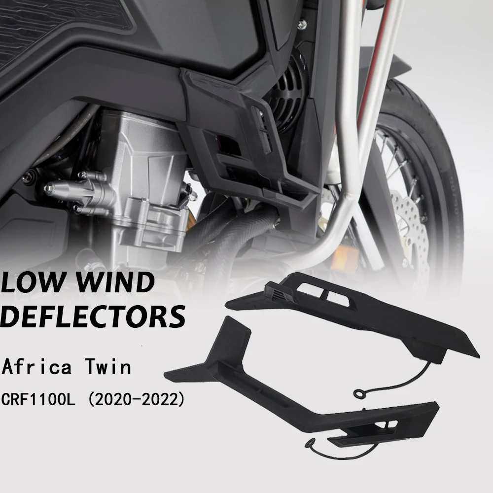 

New Motorcycle Accessories Deflectors For Honda CRF 1100 L CRF1100L Africa Twin 2020 2021 2022 - Low Wind Deflector Kit Rubber