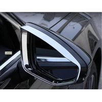 exterior rearview mirror frame decoration cover trim 2pcs for audi a6 c8 2019 chrome abs car styling modified accessories