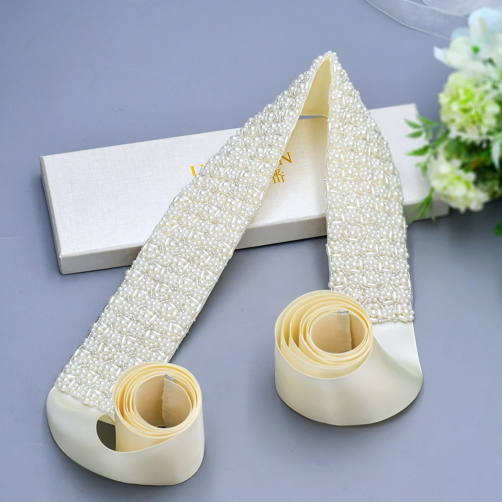 

Elegant Pearl Belt Beaded Belt Wide Bridal Sash Wedding Belts Plus Size Women Belt Wedding Dress Belt Ivory Bridesmaid Belts