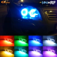 for toyota avensis t25 2006 2007 2008 facelift rf remote bt app multi color ultra bright rgb led angel eyes kit halo rings