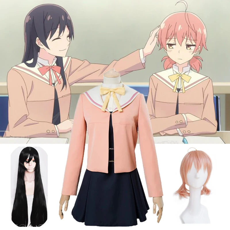 

Bloom Into You Cosplay Nanami Touko Cosplay Costume Girls Dress Pink School Uniform Halloween Carnival Costume Custom Made