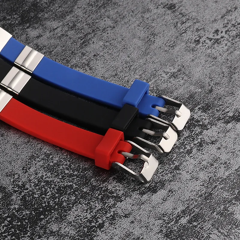 Новинка модное кольцо из нержавеющей стали силиконовый браслет с геометрическим