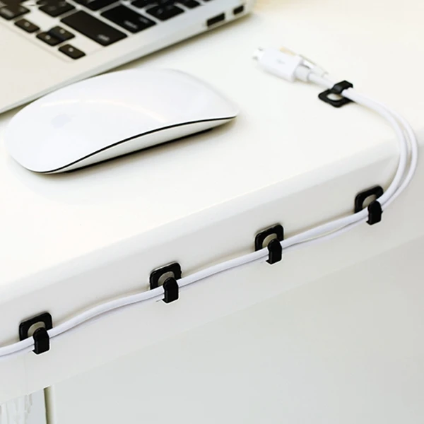 18 шт. зажимы органайзера для провода и шнура фиксатор аккуратный держатель