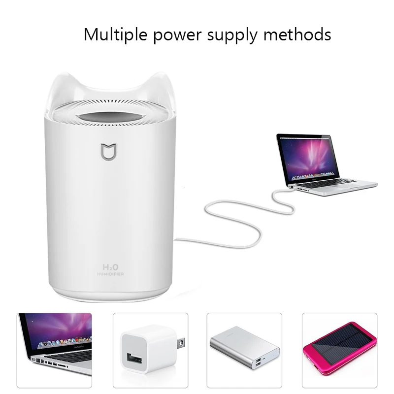 Ультразвуковой USB увлажнитель воздуха двойной спрей порт эфирное масло