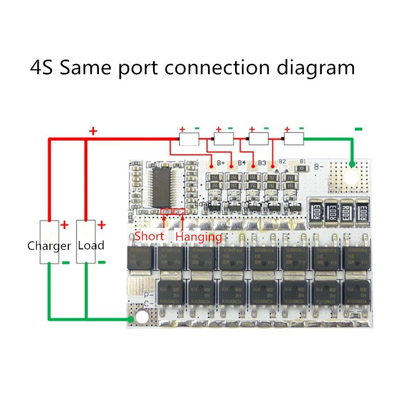 Bms 12V 16 8 V 21V 100A литий-ионная плата для защиты литиевых батарей с балансом Pcm 18650 Lipo