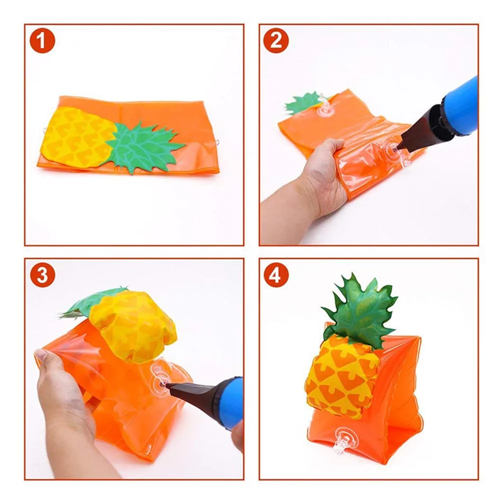 1 пара ПВХ надувной руку поплавок кронштейн для малышей плавательный детей