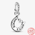 Ручная работа, искусственное серебро, удачи, искусственное сердце, подходит для браслетов Pandora, сделай сам, изготовление подарков