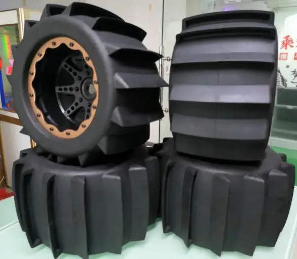 2 шт. осевой 1/8 внедорожный beadlock грузовик Снежный комплект шин 2 шт. для дикари 4,6 5,9 XL Flux Summit hobao MT MT4 E-revo