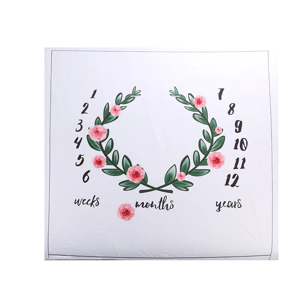 

Фланелевое детское одеяло, детское ежемесячное одеяло, детский коврик для фотосъемки, реквизит для фотографирования новорожденных с Луной ...