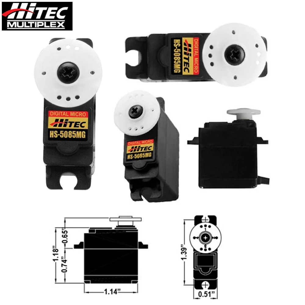 Hitec HS 5085MG HS5085MG 4 3 кг/21 г Премиум Металлический сервопривод для радиоуправляемых