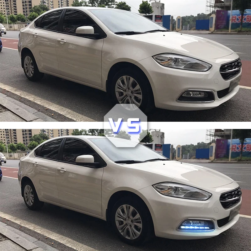 Для Fiat Viaggio 2015-2017 противотуманная фара рамка Противотуманные фары Стайлинг