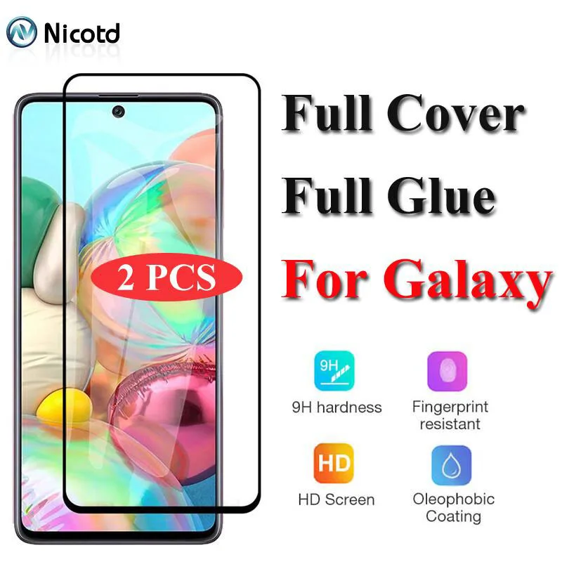 

2 Pieces For Samsung Galaxy A71 A51 A41 A31 Tempered Glass For Galaxy M30 M20 M10 A10 A20 A30 A40 A50 A60 A70 A80 A10s A20s A30s