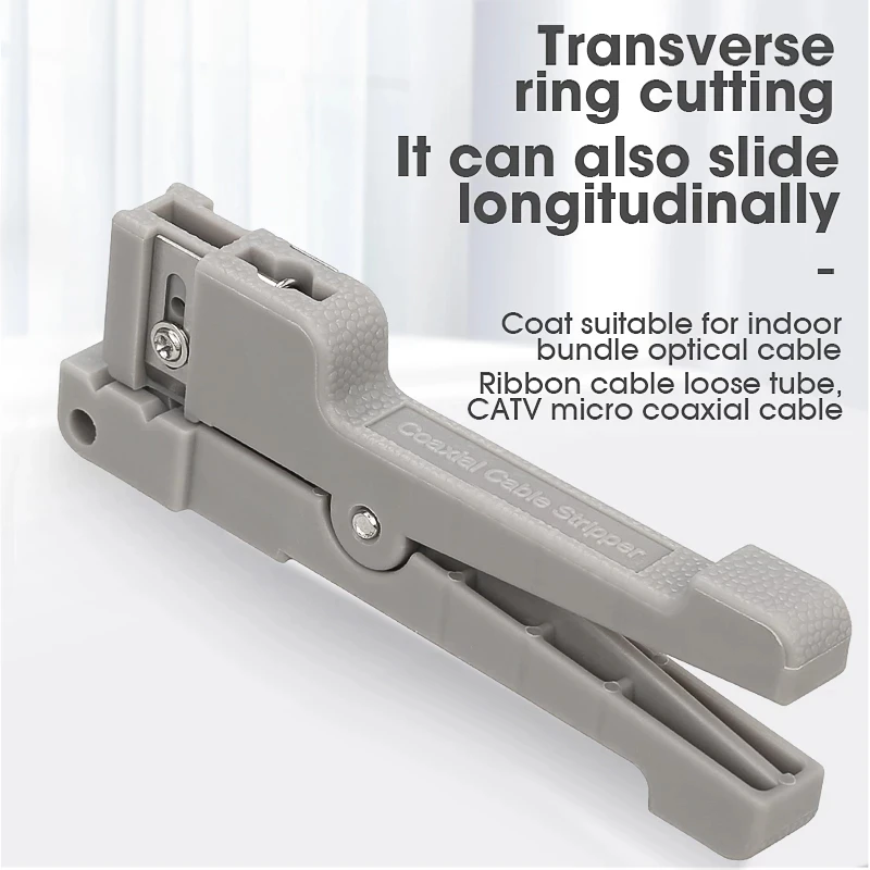 10PCS/LOT Optical Fiber Coaxial Cable Stripper 45-162 Fiber Optic Stripper Transverse Beam Tube Open and Knife Loose Casing