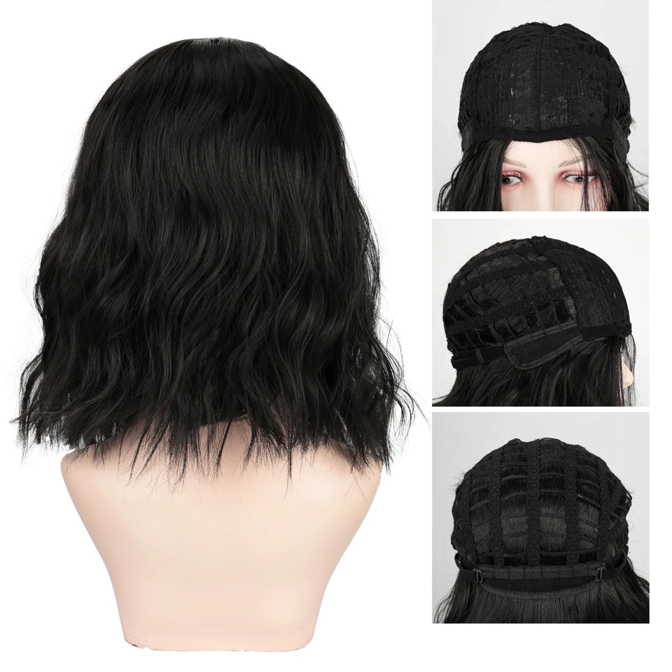 Короткие волнистые синтетические волосы Доступно 4 цвета женский термостойкий