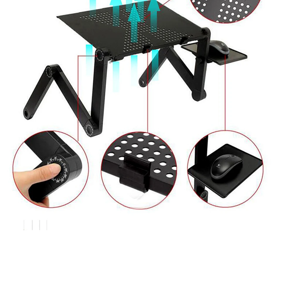 Многофункциональная эргономичная складная подставка для ноутбука в комплекте с