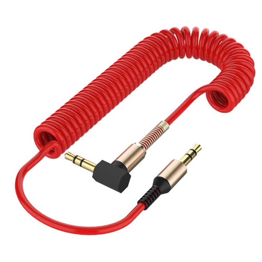 

Aux Cable Adapter Connector Connector Adapter Headphone Spring 3.5MM 3.5mm Hi-Fi Stereo AUX Cable