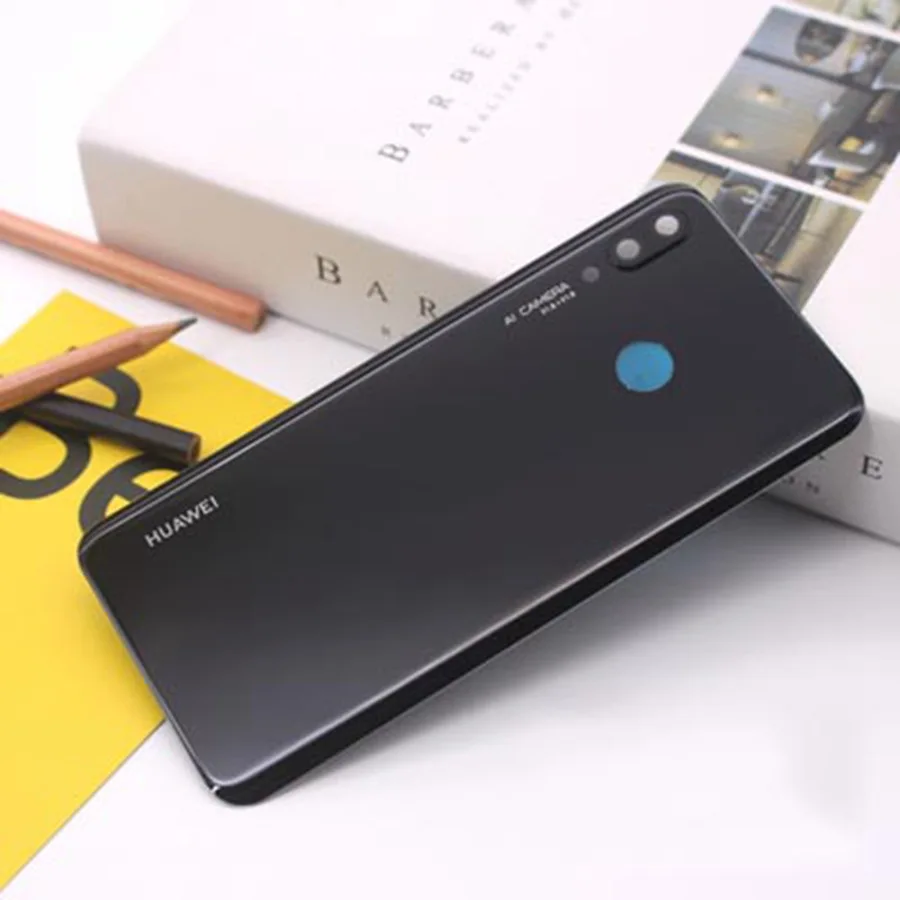 Крышка батарейного отсека для huawei Nova 3 Задняя стеклянная панель Задняя Дверь Корпус чехол для huawei Nova3 Nova 3 батарея стеклянная крышка Замена