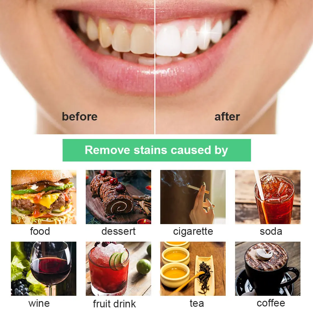 С бесплатным подарком Натуральный Бамбуковый порошок антибактериальное отбеливание зубов активированный кокосовый уголь удаление пятен Зубная паста