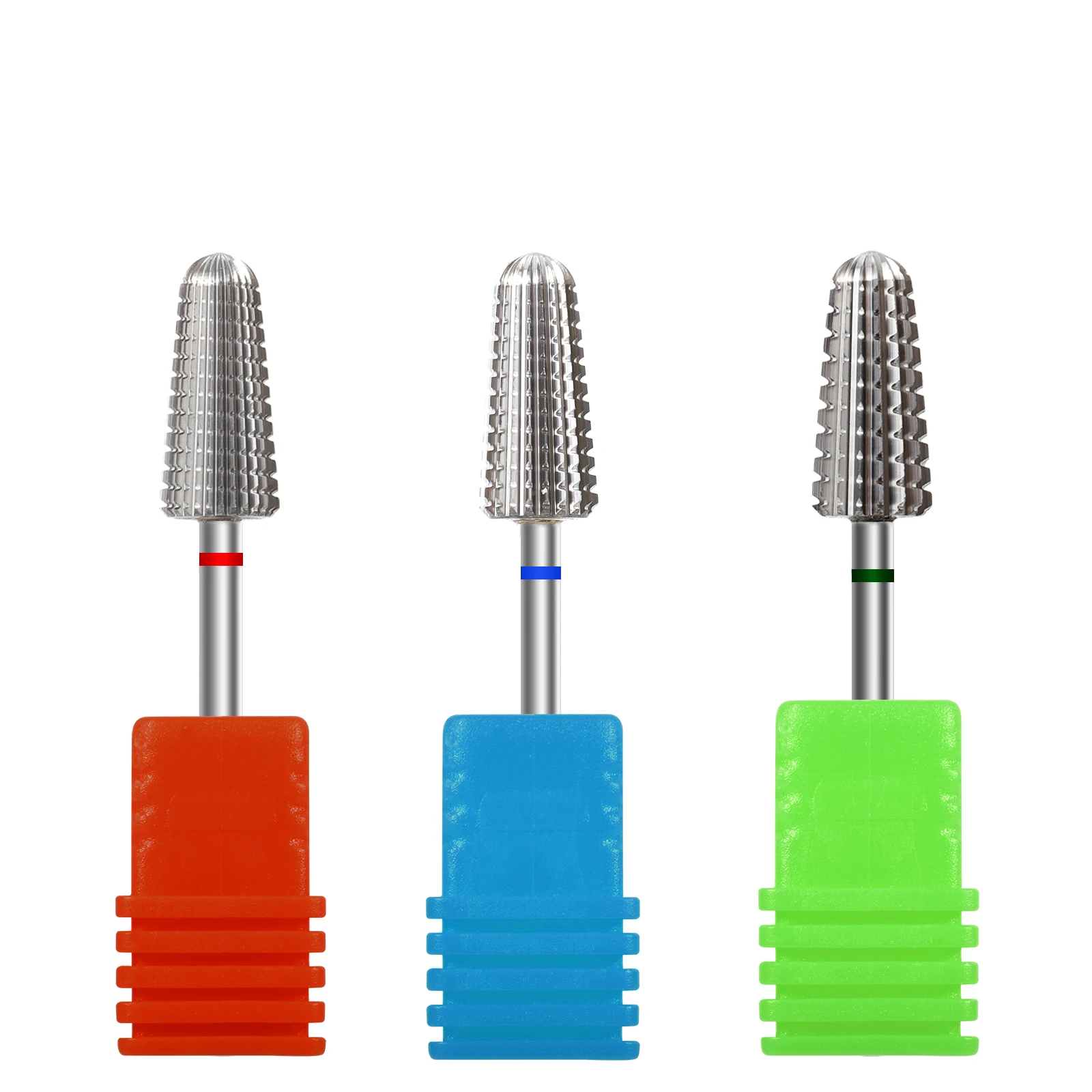 

3/32" Volcano Two-way Tapered Carbide Nail Drill Bits Carbide Bit Drill Accessories Milling Cutter For Manicure